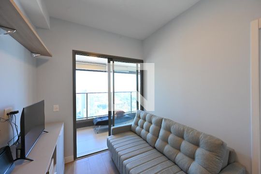Sala de apartamento à venda com 1 quarto, 43m² em Vila Clementino, São Paulo