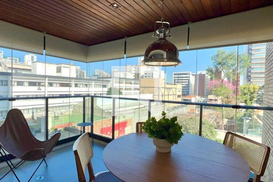 Varanda de apartamento para alugar com 1 quarto, 70m² em Pinheiros, São Paulo