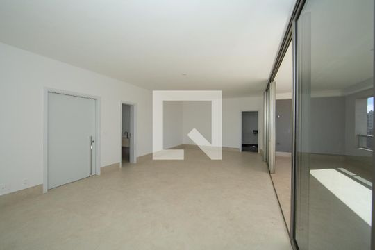 SALA de apartamento à venda com 4 quartos, 208m² em Vila das Flores, Nova Lima