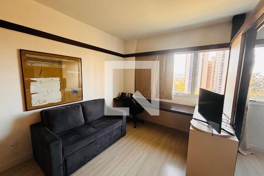 Sala de apartamento à venda com 1 quarto, 39m² em Alphaville Industrial, Barueri