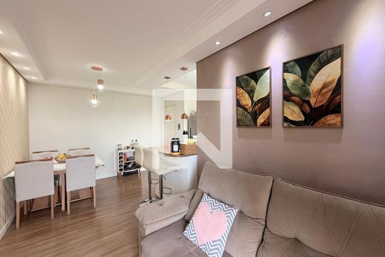 Sala de apartamento para alugar com 2 quartos, 50m² em Vila Nambi, Jundiaí