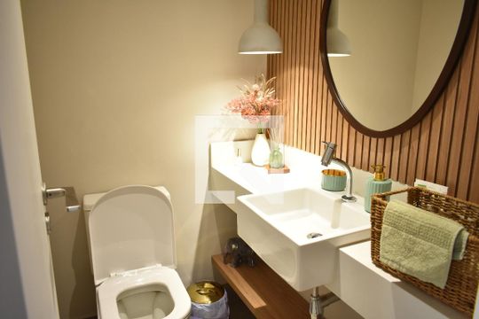 Lavabo de apartamento à venda com 3 quartos, 130m² em Mirandópolis, São Paulo