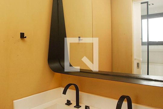 Banheiro 1 Quarto Suíte de apartamento à venda com 1 quarto, 56m² em Santana, Porto Alegre