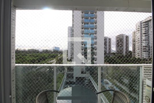 Sala - Varanda de apartamento para alugar com 2 quartos, 80m² em Barra Olímpica, Rio de Janeiro