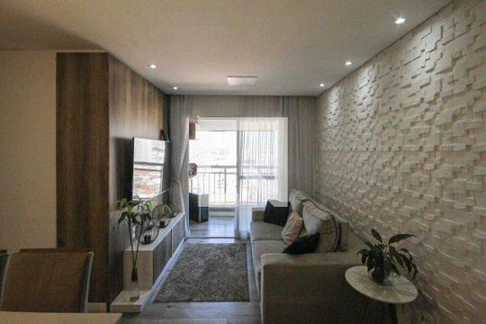 Sala de apartamento à venda com 3 quartos, 73m² em Aricanduva, São Paulo