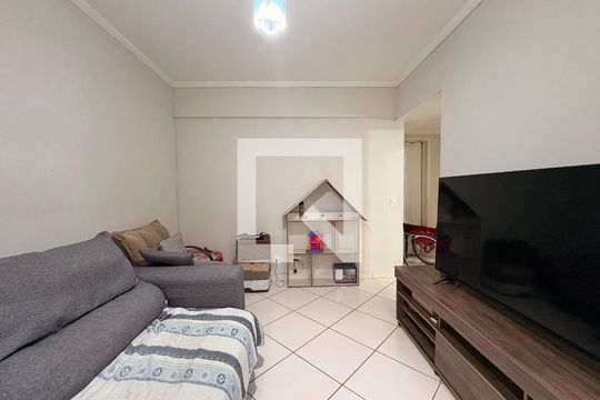 Sala de apartamento à venda com 2 quartos, 64m² em Vila Valparaíso, Santo André