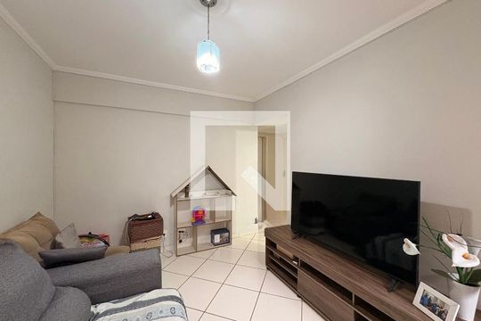 Sala de apartamento à venda com 2 quartos, 64m² em Vila Valparaíso, Santo André