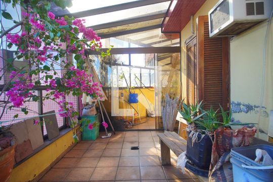 varanda da suite de apartamento para alugar com 2 quartos, 246m² em São Borja, São Leopoldo