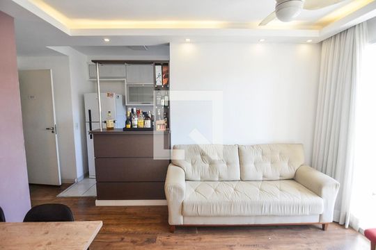 Sala de apartamento à venda com 2 quartos, 48m² em Rocha, Rio de Janeiro