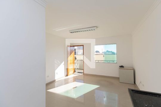 Sala / Cozinha  de apartamento para alugar com 2 quartos, 52m² em Vila Gustavo, São Paulo