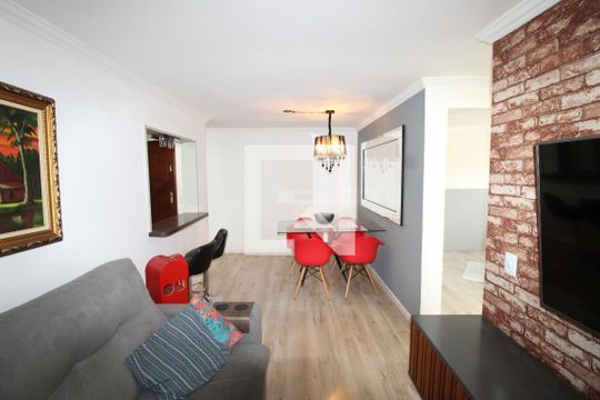 Sala de apartamento à venda com 2 quartos, 55m² em Parque Cruzeiro do Sul, São Paulo
