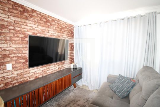 Sala de apartamento à venda com 2 quartos, 55m² em Parque Cruzeiro do Sul, São Paulo