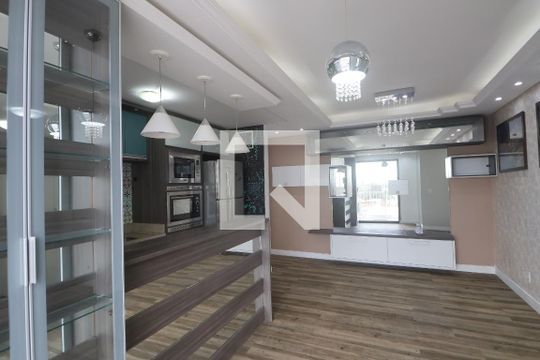 Sala de apartamento à venda com 2 quartos, 56m² em Fátima, Canoas