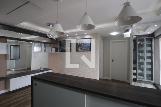 Sala de apartamento à venda com 2 quartos, 56m² em Fátima, Canoas