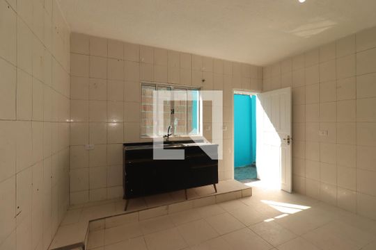 Cozinha de casa para alugar com 1 quarto, 50m² em Vila Apiai, Santo André