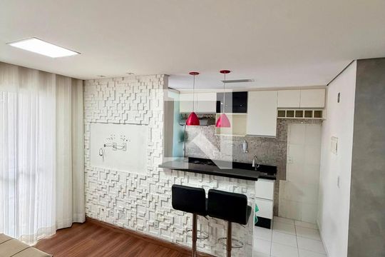 Sala/cozinha de apartamento à venda com 2 quartos, 46m² em Imirim, São Paulo