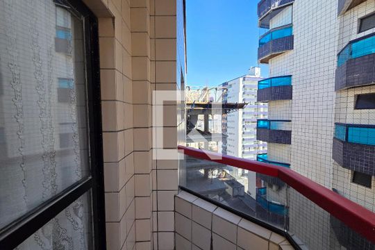 Varanda de apartamento para alugar com 1 quarto, 54m² em Cidade Ocian, Praia Grande