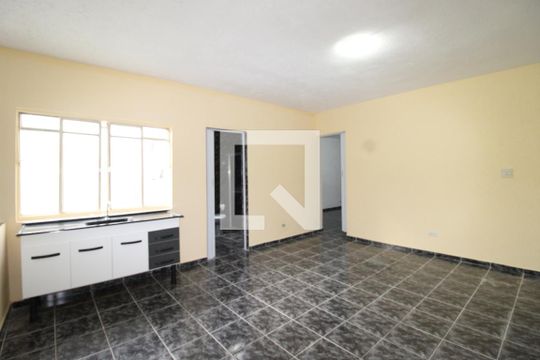 Sala e Cozinha de casa para alugar com 2 quartos, 120m² em Conjunto Habitacional Santa Etelvina Ii, São Paulo