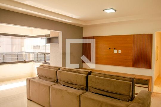 Sala de apartamento para alugar com 3 quartos, 105m² em Alphaville Araguaia, Goiânia