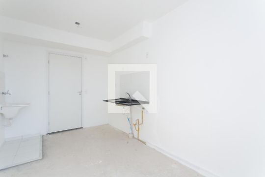 Sala / Cozinha de apartamento à venda com 1 quarto, 27m² em Parada Xv de Novembro, São Paulo