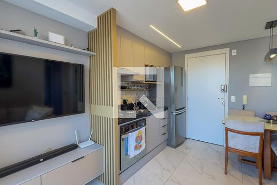 Sala e Cozinha de apartamento à venda com 2 quartos, 36m² em Vila Cruzeiro, São Paulo