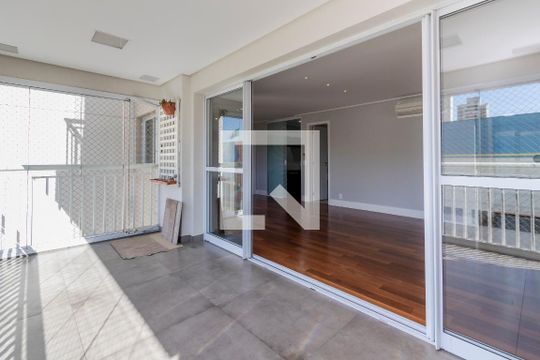 Varanda de apartamento para alugar com 3 quartos, 123m² em Vila Congonhas, São Paulo