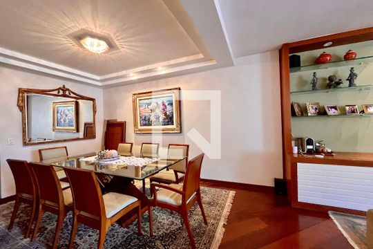 Sala de Jantar de apartamento à venda com 3 quartos, 280m² em Lagoa, Rio de Janeiro