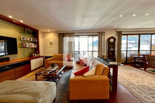 Sala de apartamento à venda com 3 quartos, 280m² em Lagoa, Rio de Janeiro