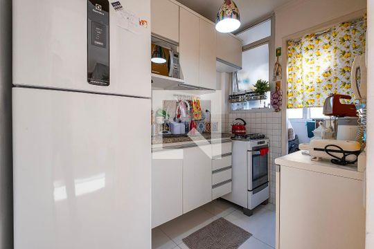 Sala/Cozinha de apartamento para alugar com 1 quarto, 45m² em Vila Madalena, São Paulo