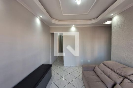 Sala  de apartamento à venda com 3 quartos, 75m² em Santa Terezinha, Santo André