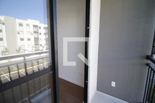 Varanda da Sala de apartamento para alugar com 2 quartos, 46m² em Barra Olímpica, Rio de Janeiro