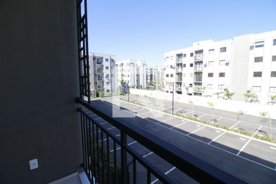 Varanda da Sala de apartamento para alugar com 2 quartos, 46m² em Barra Olímpica, Rio de Janeiro