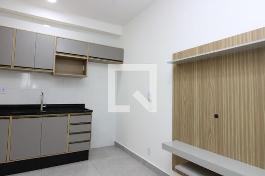 Sala / cozinha de apartamento à venda com 1 quarto, 26m² em Vila Granada, São Paulo