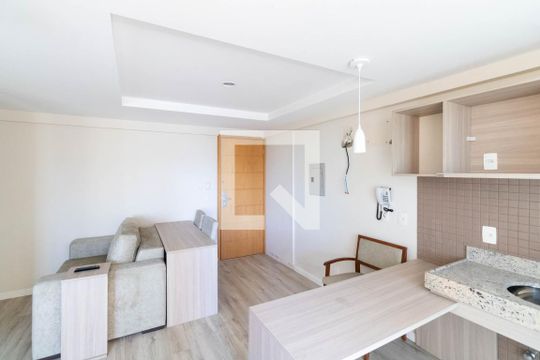 Sala/Cozinha de apartamento à venda com 1 quarto, 38m² em Campo Grande, Rio de Janeiro