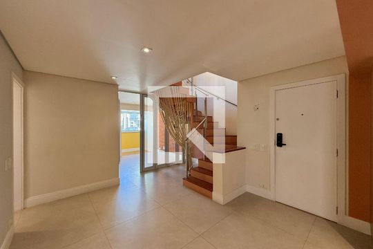Sala  de apartamento à venda com 3 quartos, 215m² em Brooklin, São Paulo