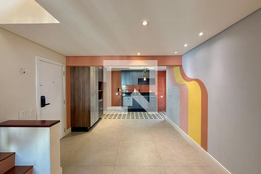 Sala  de apartamento à venda com 3 quartos, 215m² em Brooklin, São Paulo