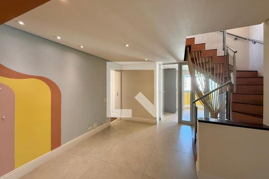 Sala  de apartamento à venda com 3 quartos, 215m² em Brooklin, São Paulo