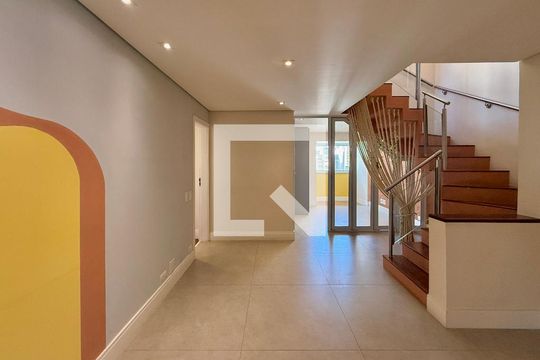 Sala  de apartamento à venda com 3 quartos, 215m² em Brooklin, São Paulo