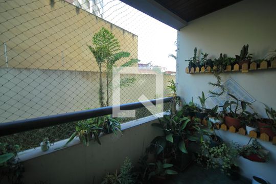 Varanda da Sala de apartamento à venda com 4 quartos, 140m² em Vila Julia, São Bernardo do Campo