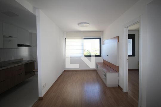 Sala de apartamento para alugar com 1 quarto, 49m² em Petrópolis, Porto Alegre