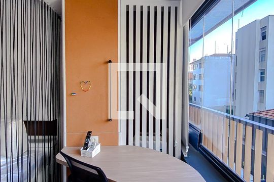 Varanda de apartamento para alugar com 1 quarto, 27m² em Perdizes, São Paulo