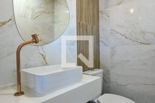 Lavabo de apartamento para alugar com 3 quartos, 95m² em Vila Andrade, São Paulo