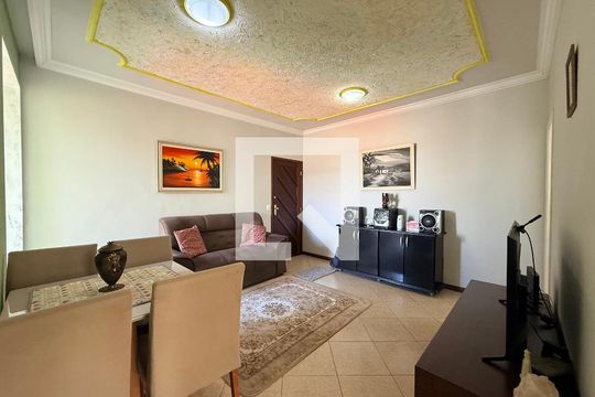 Sala de apartamento à venda com 3 quartos, 85m² em Castelo, Belo Horizonte