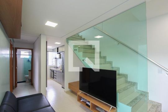 Sala de apartamento à venda com 3 quartos, 105m² em Santa Branca, Belo Horizonte