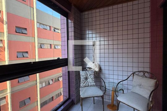 Varanda da Sala de apartamento para alugar com 1 quarto, 70m² em Aparecida, Santos