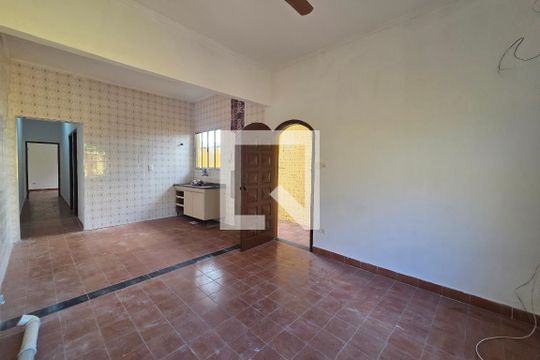 Sala/Cozinha de casa para alugar com 2 quartos, 78m² em Maracanã, Praia Grande