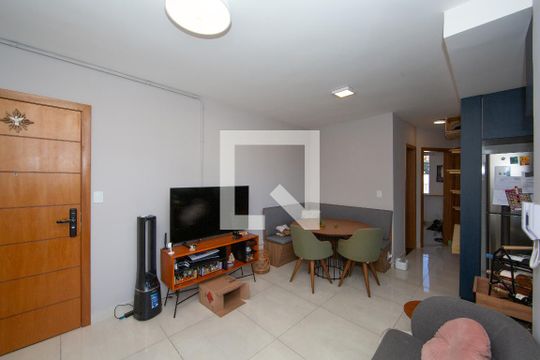 SALA de apartamento à venda com 2 quartos, 52m² em Salgado Filho, Belo Horizonte