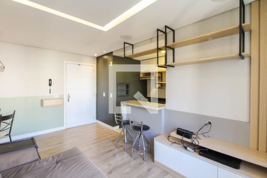 Sala de apartamento para alugar com 2 quartos, 60m² em Marechal Rondon, Canoas