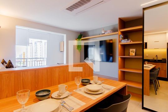 Sala/Quarto de kitnet/studio para alugar com 1 quarto, 32m² em Vila Mariana, São Paulo