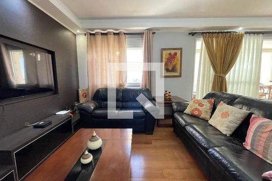 Sala de apartamento para alugar com 3 quartos, 134m² em Jardim Olympia, São Paulo